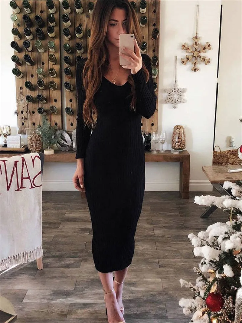 Bodycon Knitted Dress